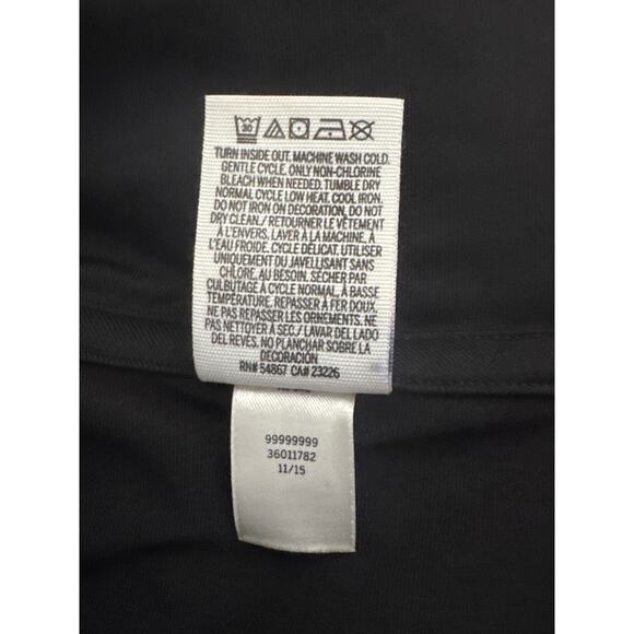 Victoria's Secret Pink Iowa Hawkeyes Quarter Zip Black Pullover Mock Neck Small - Picture 6 of 6